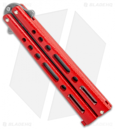 Bear & Son Butterfly Clip Point Red (4"Stonewash)