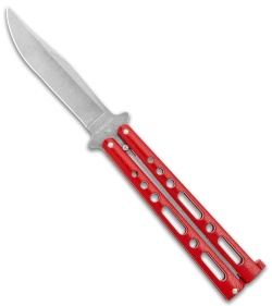 Bear & Son Butterfly Clip Point Red (4"Stonewash)