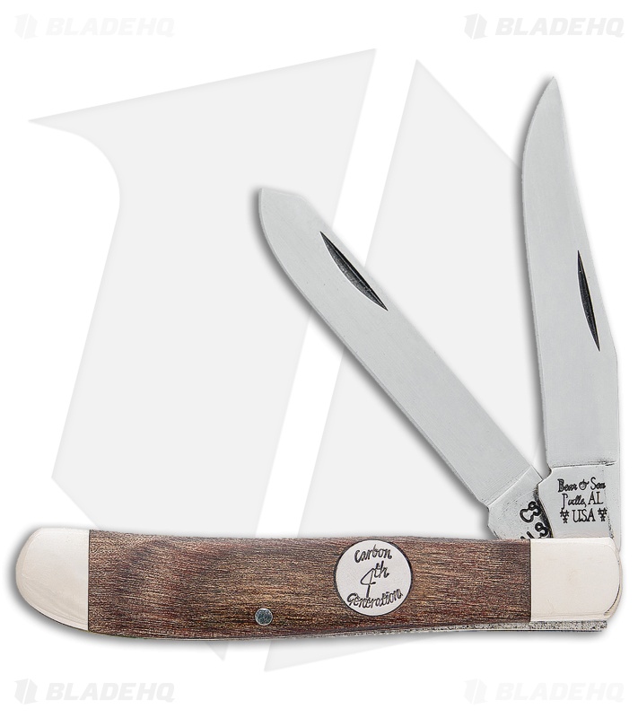 Bear & Son Heritage Trapper 3" Walnut Carbon Steel