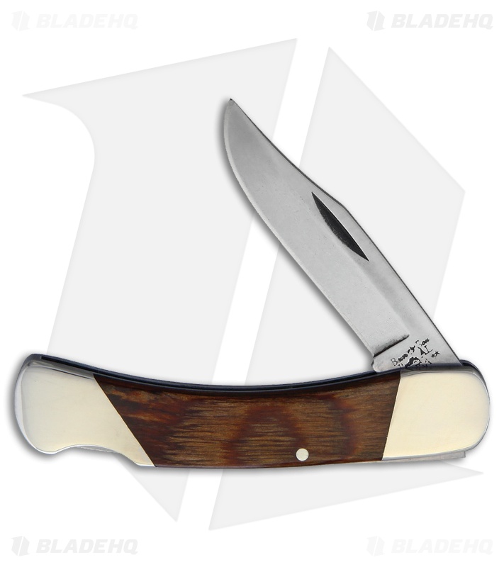 Bear & Son Heritage Walnut Lockback Knife (3" Satin)