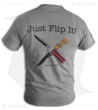 Bear & Son Just Flip It! Butterfly Knife Short Sleeve T-Shirt 