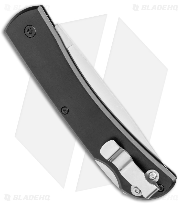 Bear & Son Large Farmhand Lock Back Knife Black Aluminum (3.4" Satin)