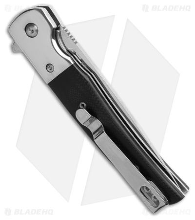 Bear & Son Rancher Sideliner Liner Lock Knife Black G-10 (3.4" Satin) 