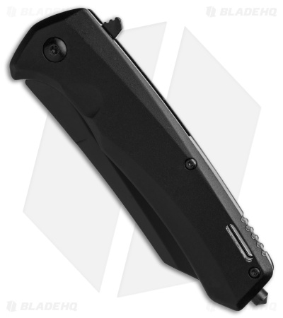 Bear Edge Sideliner Reverse Tanto Flipper Knife Black Al (3.5" Black)