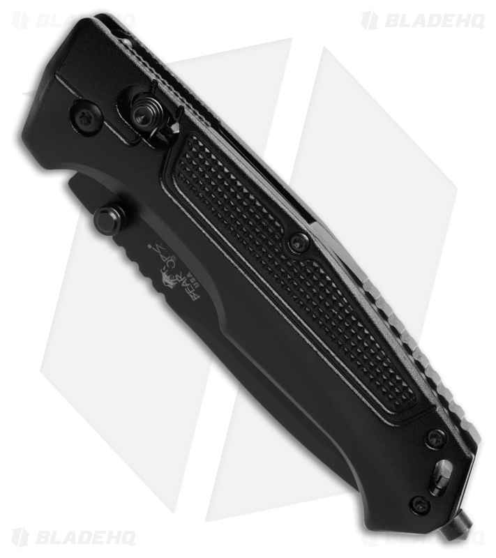 Bear OPS Rancor IV Tanto Slide Lock Knife Black (3.25" Black Serr)