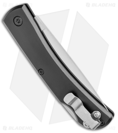 Bear & Son Small Farmhand Lock Back Knife Black Aluminum (2.75" Satin)
