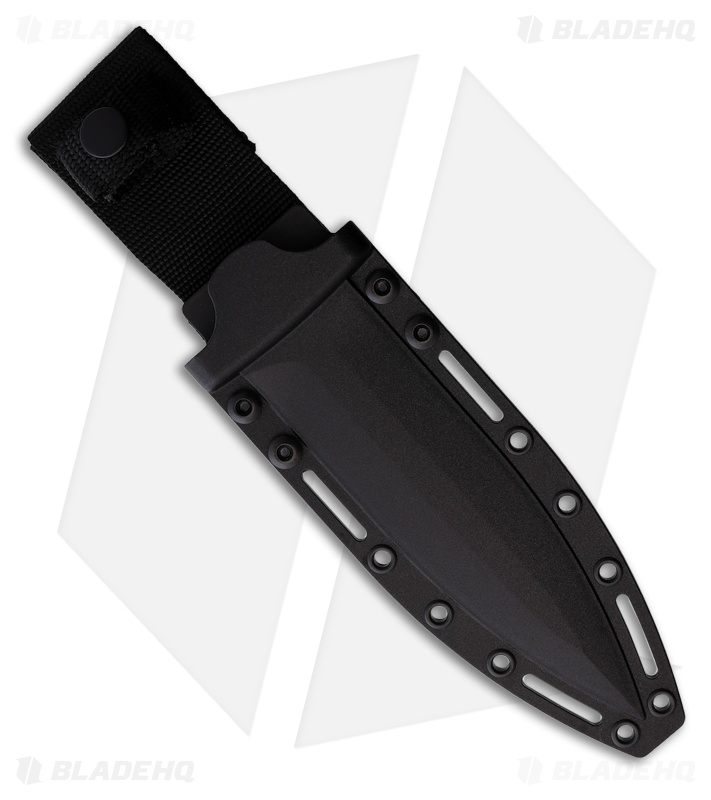 Begg Knives Filoso Dagger Fixed Blade Knife Black Polymer (5.5" Black)