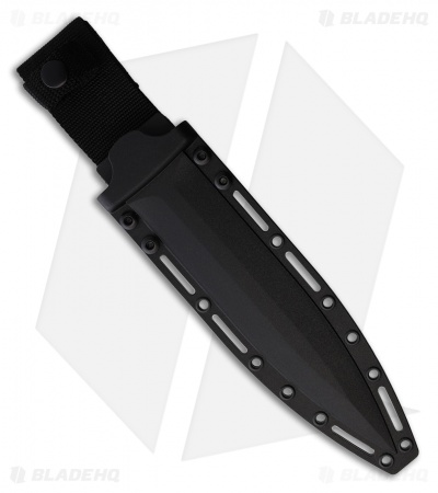 Begg Knives Filoso Dagger Fixed Blade Knife Black Polymer (8" Black)