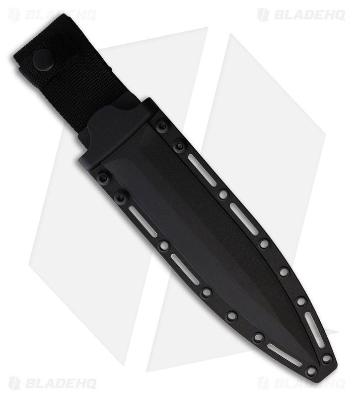 Begg Knives Filoso Dagger Fixed Blade Knife Black Polymer (8" Satin)