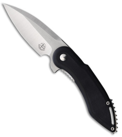 Begg Knives Mini Glimpse Black G-10 (3" Satin D2)