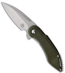 Begg Knives Mini Glimpse OD Green G-10 (3" Satin D2)