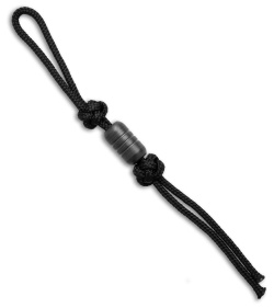 Benchmade Lanyard Black w/ Black DLC Steel Bead