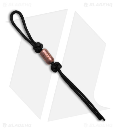 Benchmade Lanyard Black Rose Gold PVD Steel Bead - Blade HQ