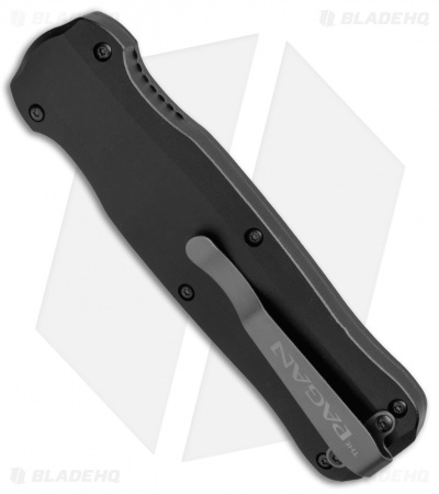 Benchmade Pagan S/E OTF Automatic Knife (3.96" Stonewash) 3321
