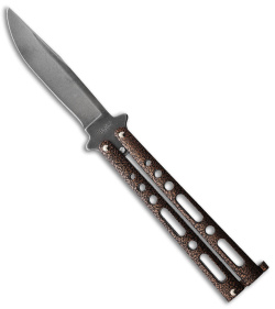 Benchmark Butterfly Knife Copper Vein (4" Stonewash) 