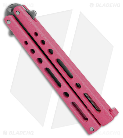 Benchmark Butterfly Knife Pink Zinc (3.9" Stonewash)