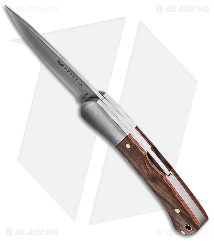 Beretta USA Reedbuck Knife Brown Wood SS BE93528
