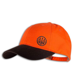 Beretta Trident Upland Hat - Blaze Orange Cap Cotton (Adjustable)