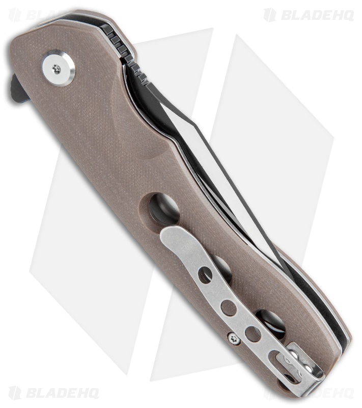 Bestech Knives Arctic Liner Lock Knife Brown G-10 (3.5" Two-Tone) BG33D-1
