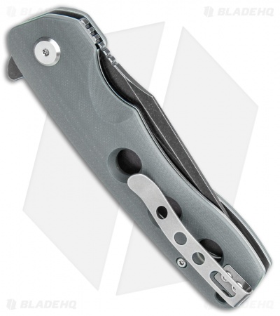 Bestech Knives Arctic Liner Lock Knife Gray G-10 (3.5" Black) BG33C-2