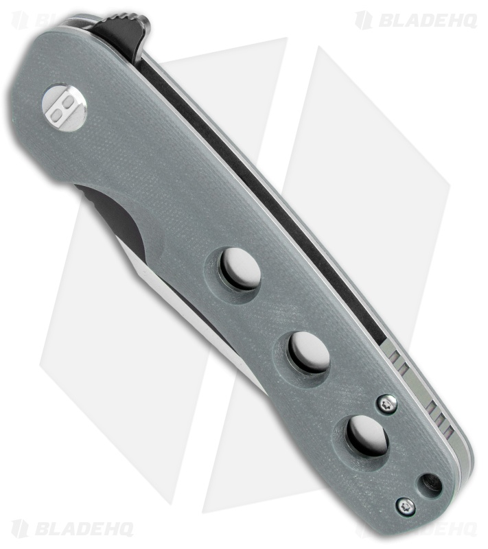 Bestech Knives Arctic Liner Lock Knife Gray G-10 (3.5" Two-Tone) BG33C-1