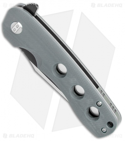 Bestech Knives Arctic Liner Lock Knife Gray G-10 (3.5" Two-Tone) BG33C-1
