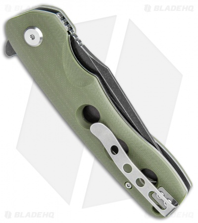 Bestech Knives Arctic Liner Lock Knife Green G-10 (3.5" Black) BG33B-2