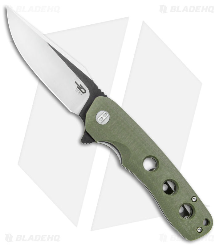 Bestech Knives Arctic Liner Lock Knife Green G-10 (3.5" Two-Tone) BG33B-1