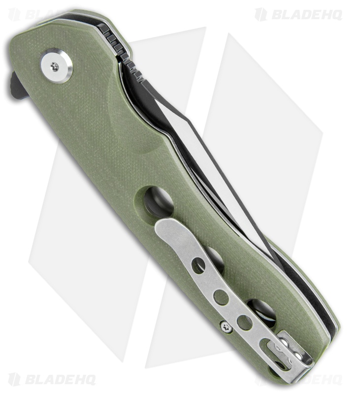 Bestech Knives Arctic Liner Lock Knife Green G-10 (3.5" Two-Tone) BG33B-1