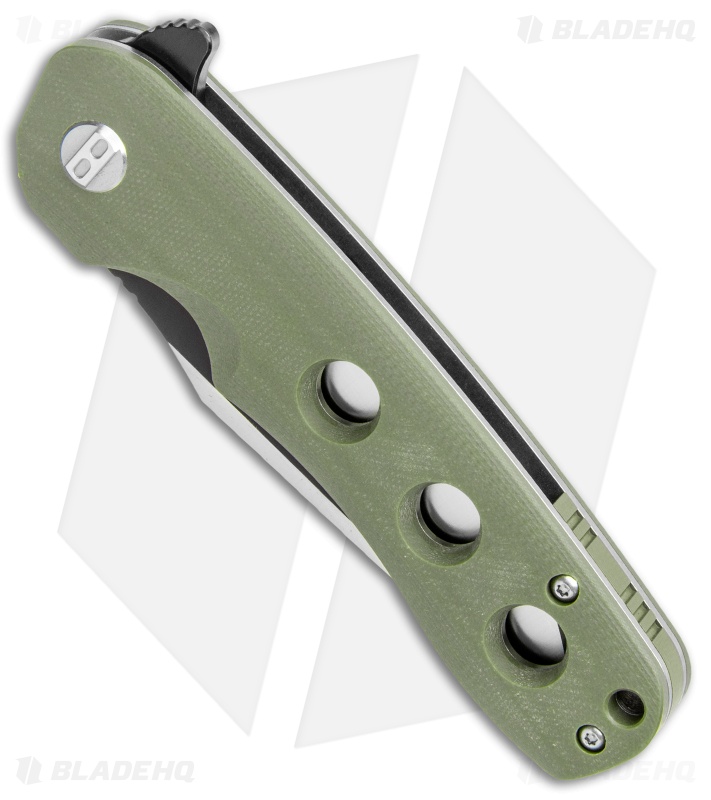 Bestech Knives Arctic Liner Lock Knife Green G-10 (3.5" Two-Tone) BG33B-1