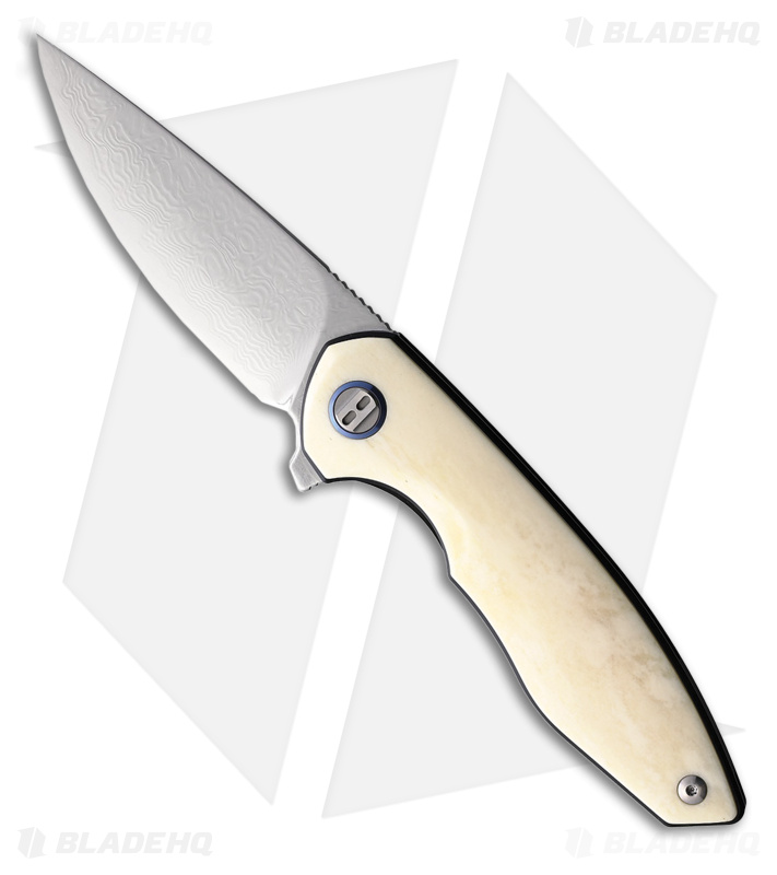ChetBakerInNewYork他ArtBlakey,BillEvance Bestech Bambi Knife Ox Bone/Blue Ring/Blasted Dam - Blade HQ
