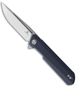 Bestech Knives Bestechman Dundee Liner Lock Knife G-10 Blue (3.3" Satin) 