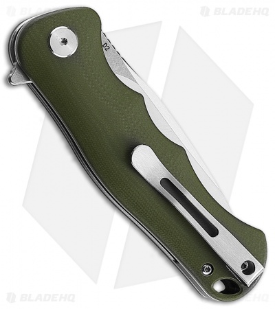 Bestech Knives Bobcat Liner Lock Knife Green G-10 (3.1" Satin D2)