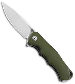 Bestech Knives Bobcat Liner Lock Knife Green G-10 (3.1" Satin D2)