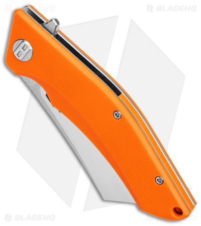 Bestech Knives Cubis Liner Lock Knife Orange G-10 (3.25" Satin/SW D2) BG42D