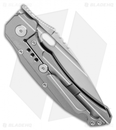 Bestech Knives Exploit Frame Lock Knife Gray Titanium (3.1" Satin) BT2005A
