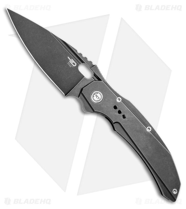 Bestech Knives Exploit Frame Lock Knife Black Ti - Blade HQ