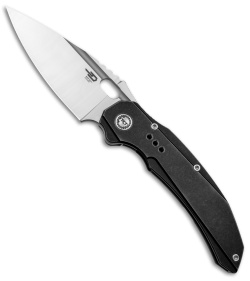 Bestech Knives Exploit Frame Lock Black Titanium (3.5" Satin)