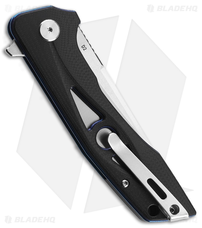 Bestech Knives Eye of Ra Liner Lock Knife Black G-10 (3.4" Satin) BG23A