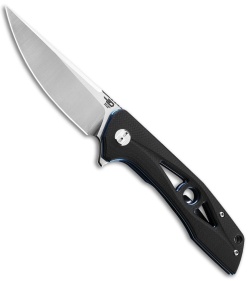 Bestech Knives Eye of Ra Liner Lock Knife Black G-10 (3.4" Satin) BG23A