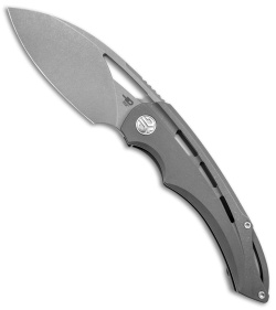 Bestech Knives Fairchild Frame Lock Gray Titanium (4" Stonewash)