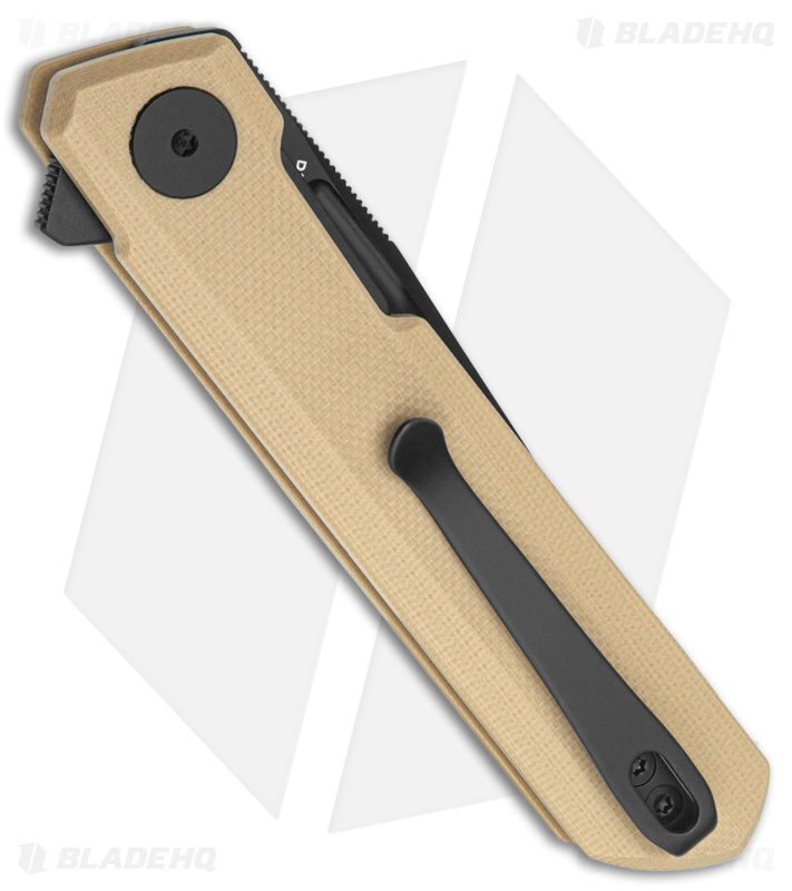 Bestechman Mini Dundee Liner Lock Knife Khaki Tan G-10 (2.9" Black)