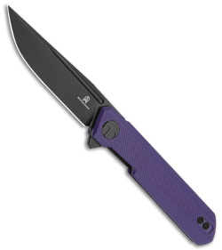 Bestech Bestechman Knives Mini Dundee Liner Lock Knife Purple G-10 (2.9" DLC)