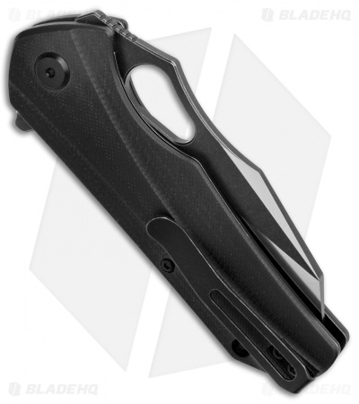 Bestech Knives Operator Liner Lock Knife Black G-10 (3.4" Two Tone)