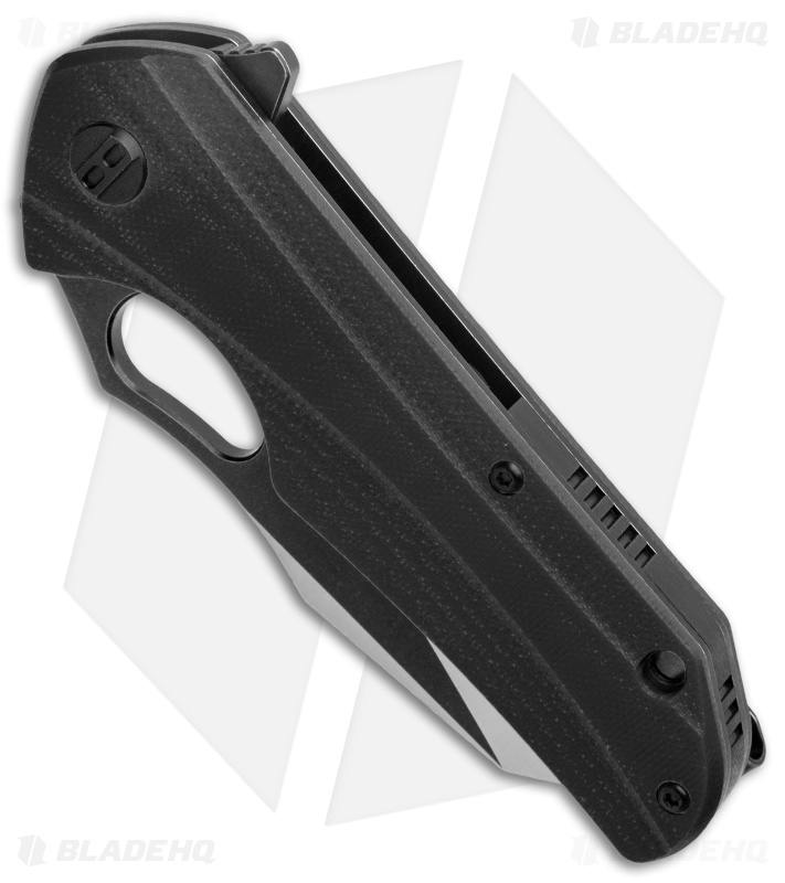 Bestech Knives Operator Liner Lock Knife Black G-10 (3.4" Two Tone)