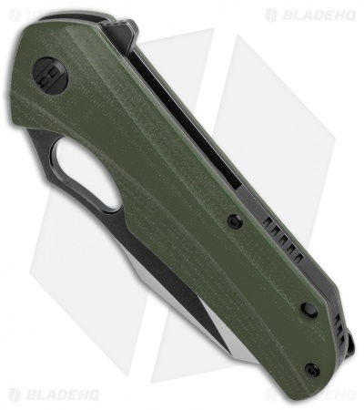 Bestech Knives Operator Liner Lock Knife Green G-10 (3.4" Two Tone)