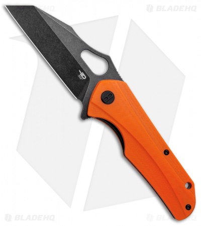 Bestech Knives Operator Liner Lock Knife G-10 (3.4" Black Stonewash)