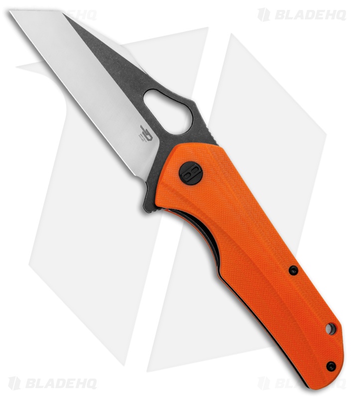 Bestech Knives Operator Liner Lock Knife Orange G-10 (3.4" )