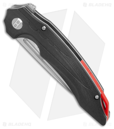 Bestech Knives Ornetta Liner Lock Knife Black G-10 (3.5" Satin SW D2) BG50A