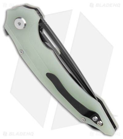 Bestech Knives Ornetta Liner Lock Knife Jade G-10 (3.5" Two-Tone D2) BG50D